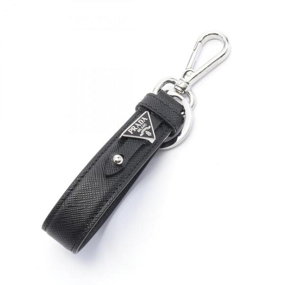 PRADA Black Leather Saffiano Charm - Picture 1 of 4